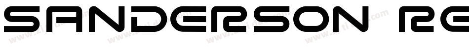 Sanderson Regular字体转换